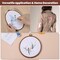 10 Pcs Large Embroidery Hoop Frame, Decorative Imitated Wood Embroidery Hoops, Circle Oval Octagonal Cross Stitch Hoop, Display Frame for Art Craft DIY Sewing Hanging Ornaments Decor